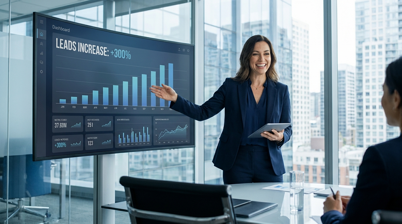 Marketing dashboard review